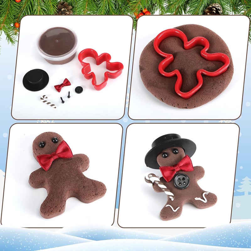 Arrowbash 412 Pcs Christmas Gingerbread Man DIY Crafts Kit - Image 3